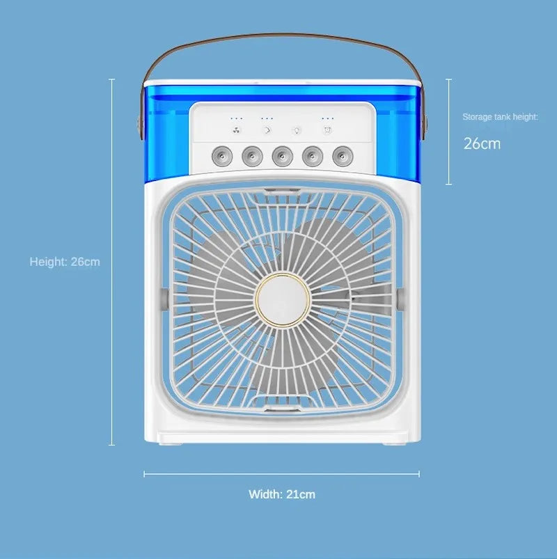 Ventilador e Ar Condicionado Natural Portátil