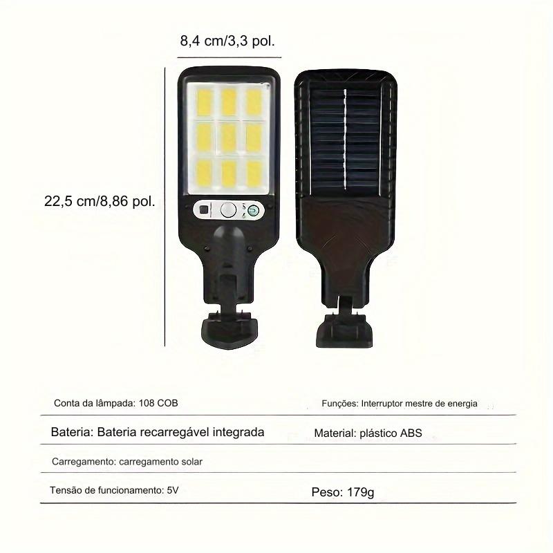 Luminária Solar  8000W Luz Solar LED Externa